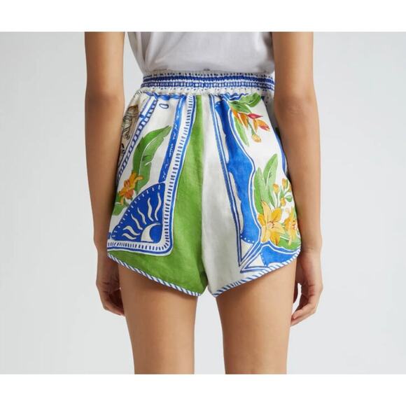 FARM Rio Tropical Destination Linen-Blend Short - Picture 3 of 3